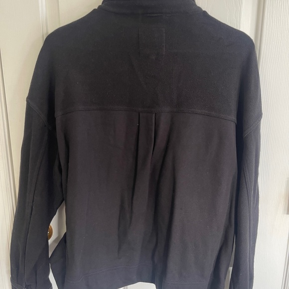 Women's Black Button-Up Jacket - Picture 7 of 7